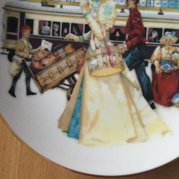 AVON president's club award collector plates "ADVENTURE" 2002-2003 8.5" - Picture 5 of 7